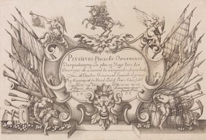 Useita kappaleita ja koristeita Darquebuzerie 4. laajennettu painos, n. 1776.