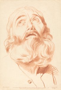 Miehen pää tekijältä Gilles Demarteau, the Elder after Edme Bouchardon