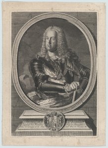 Francis I:n muotokuva, n. 1745. tekijältä Gilles Jacques Petit
