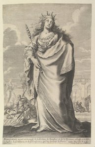 Marianne, 1647. Tekijät: Gilles Rousselet, Abraham Bosse.