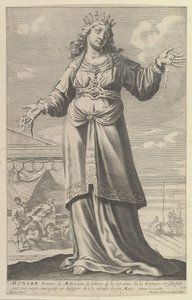 Monime, 1647. Tekijät: Gilles Rousselet, Abraham Bosse.