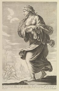 Pantheus, 1647. Tekijät: Gilles Rousselet, Abraham Bosse.