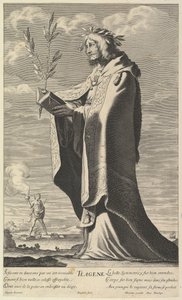 Theagenes, n. 1639-40. Tekijät: Gilles Rousselet, Abraham Bosse.