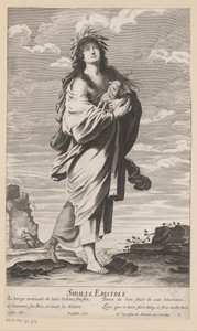 Sibyl of Erythrae, taustalla Maria ja lapsi Sibille Eristrée (otsikko esineessä) Sibylit (sarjan nimi) Les Sibylles (sarjan nimi)