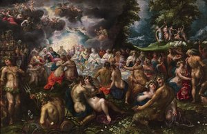 Gillis-van-Valckenborch-THE-MARRIAGE-OF-PELEUS-AND-THETIS tekijältä Gillis van Valckenborch