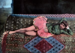 Persialainen nainen haaremissa, 1890.