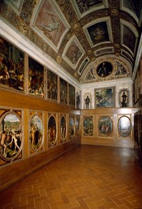 Näkymä Studiolo de Francesco I de Mediciin