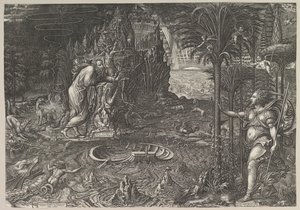 Elämän allegoria, 1561. tekijältä Giorgio Ghisi