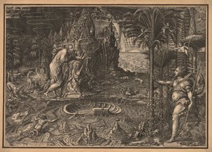 Elämän allegoria, 1561. tekijältä Giorgio Ghisi