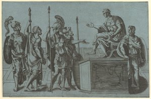 Roomalaiset sotilaat ennen keisaria, ennen vuotta 1540. tekijältä Giorgio Ghisi