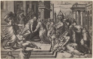 Vierailu tekijältä Giorgio Ghisi after Francesco Salviati