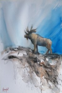 Majesteettinen Moose Mountain tekijältä Giorgio Gosti