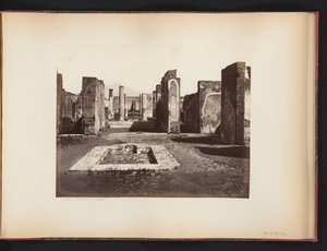 Näkymä Casa di Pansan raunioista Pompejissa, Italiassa Casa di Pansa (Pompeji) (otsikko esineessä)