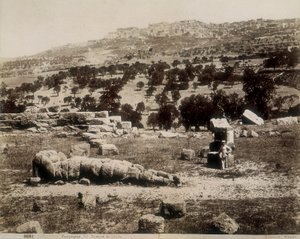 Agrigento: näkymä Jupiterin temppelin raunioihin tekijältä Giorgio Sommer