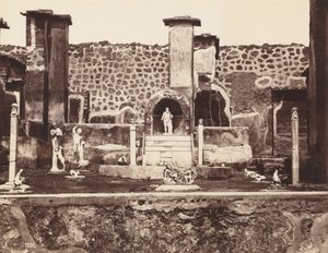 Marcus Lucretiuksen talo, Pompeji, noin 1870 (kuva). tekijältä Giorgio Sommer