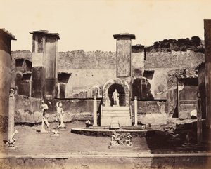 Marcus Lucretiuksen talo, Pompeji, noin 1870 (kuva). tekijältä Giorgio Sommer