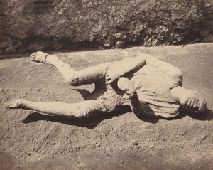 Ihmisen jalanjäljet, Pompeiji (Ihmisen näyttelijä, Pompei) tekijältä Giorgio Sommer