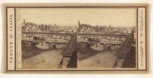 Vanha silta Uffizista, (Firenze) tekijältä Giorgio Sommer