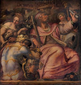 Certaldon allegoria, 1563-1565 tekijältä Giorgio Vasari