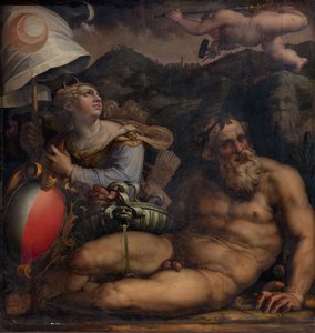 Fiesolen allegoria, 1563-1565 tekijältä Giorgio Vasari