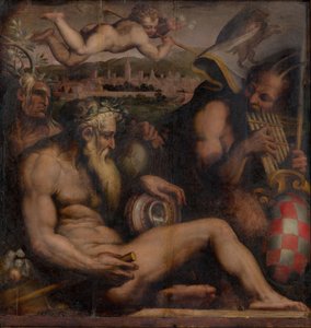 Pistoian allegoria, 1563-1565 tekijältä Giorgio Vasari