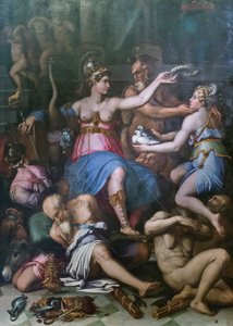 Oikeuden, totuuden ja paheiden vertauskuva tekijältä Giorgio Vasari