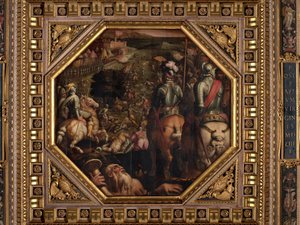 Marcianon taistelu Val di Chianassa tekijältä Giorgio Vasari