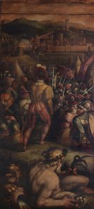Vicopisanon vangitseminen, 1563-1565 tekijältä Giorgio Vasari