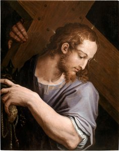 Kristus kantaa ristiä, 1553. tekijältä Giorgio Vasari