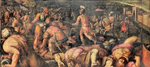 Radagaisuksen tappio Fiesolessa tekijältä Giorgio Vasari