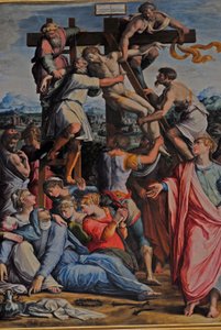 Jeesus laskeutui ristiltä tekijältä Giorgio Vasari