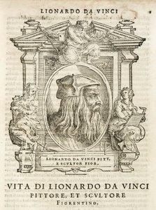 Milano, Biblioteca Braidense, Vite de piv excellent, Giorgio Vasari 1568, Leonardo da Vinci tekijältä Giorgio Vasari