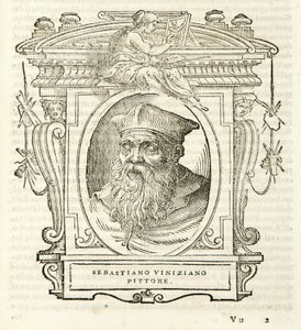 Milano, Biblioteca Braidense, Vite de piv excellent, Giorgio Vasari 1568, Sebastian Viniziano tekijältä Giorgio Vasari