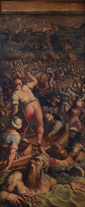 Turkkilaisten karkotus Piombinossa, 1563-1565 tekijältä Giorgio Vasari