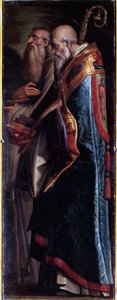 Pyhät Benedictus ja Romualdo (öljy kankaalle tekijältä Giorgio Vasari