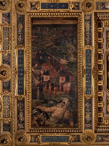 Meritaistelu Firenzen ja Pisansin välillä tekijältä Giorgio Vasari