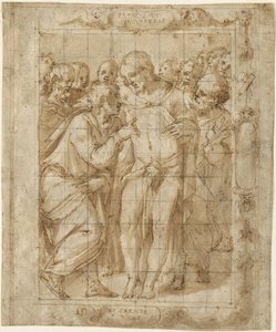 Saint Thomasin uskomattomuus, n. 1556-57 tekijältä Giorgio Vasari