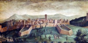 Casolen valloitus Italiassa tekijältä Giorgio Vasari