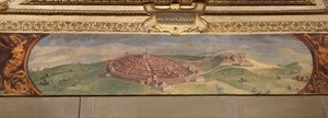 Näkymä Lucignanosta, 1557-1558 tekijältä Giorgio Vasari