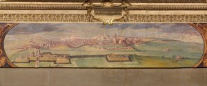 Näkymä Sienasta, 1557-1558 tekijältä Giorgio Vasari