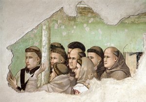 Veli Augustinuksen kuolema tekijältä Giotto (c.1266 1337)