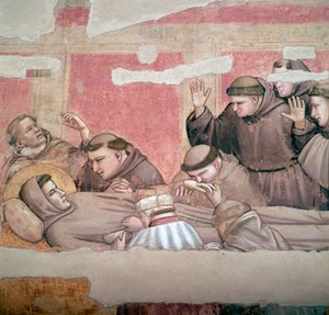Kuvaus Pyhän Franciscus Assisilaisen kuolemasta, 1300-luku