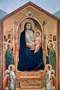 Madonna ja lapsi Enthroned, c1300-1303 tekijältä Giotto di Bondone