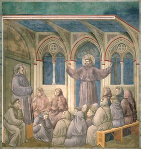 Ilmestys Arlesin kapitaalitalossa, 1297-1299 tekijältä Giotto di Bondone