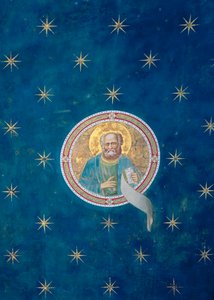 Profeetta Malakia kattoholvista, n. 1305 tekijältä Giotto di Bondone