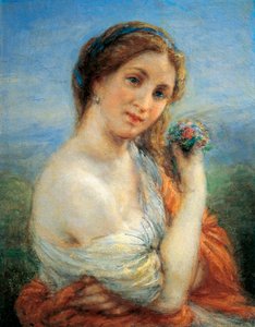 Flora, Giovanni Carnovali, tunnettu nimellä Piccio (1804-1874).