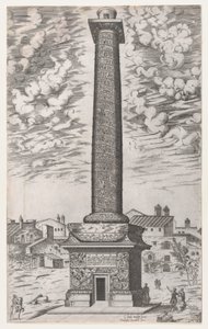Rooman loiston peili: Trajanuksen pylväs, 1581-86, 1581-86. tekijältä Giovanni Ambrogio Brambilla