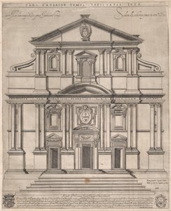 Gesù, Rooma, Speculum Romanae Magnificentiae:sta, 1589, 1589. tekijältä Giovanni Ambrogio Brambilla