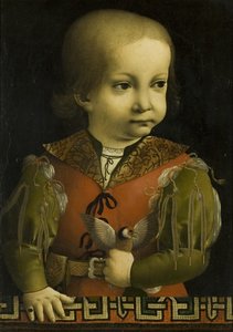 Francesco Sforza lapsena (öljy kankaalle)