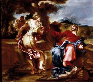 Kristus ja samarialainen. Giovanni Andrea de 